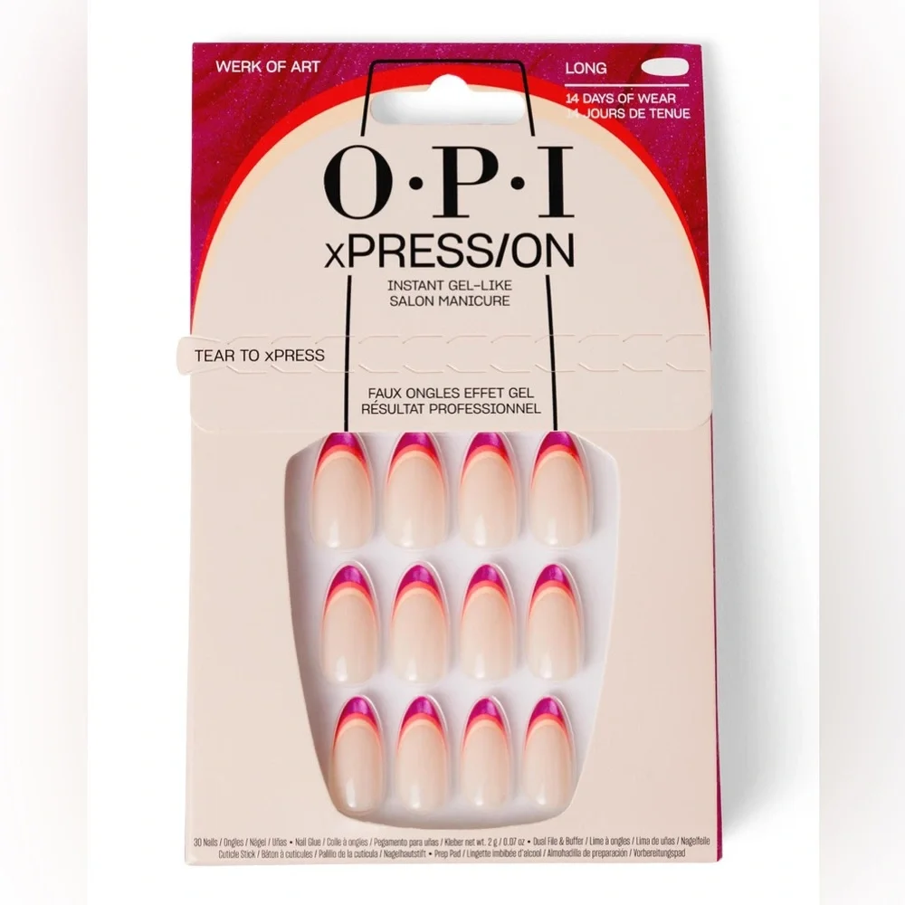 OPI xPRESS/ON Pink and Cream Press-On Nails